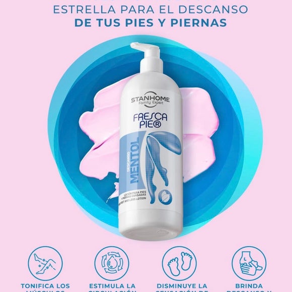 STANHOME FRESCA PIE MENTHOL TIRED FEET LOTION 930ml FRESCA PIE DE MENTOL - Picture 2 of 9
